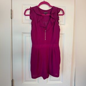 Express Fuchsia Sleeveless Dress